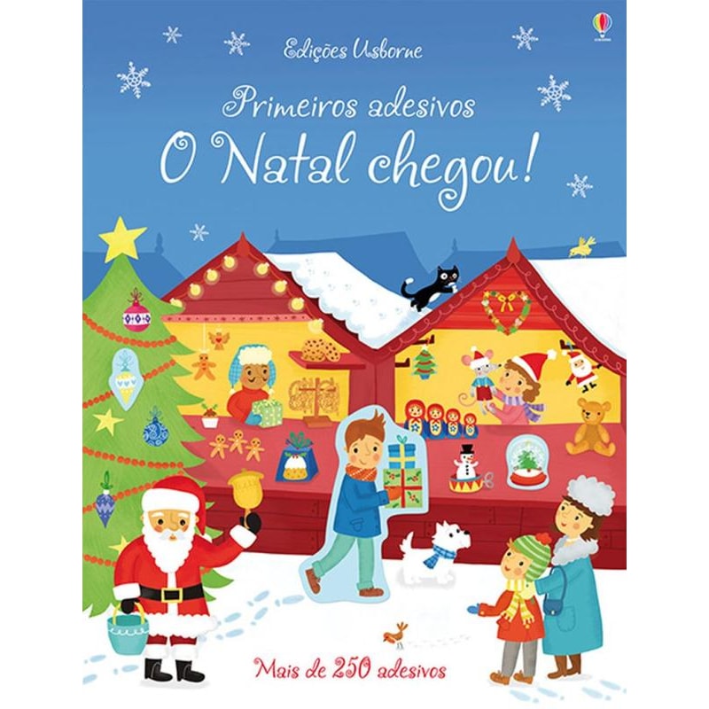 O NATAL CHEGOU! : PRIMEIROS ADESIVOS