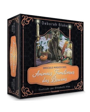 O oráculo mágico dos animais familiares das bruxas - caixa com livro + 40 cartas