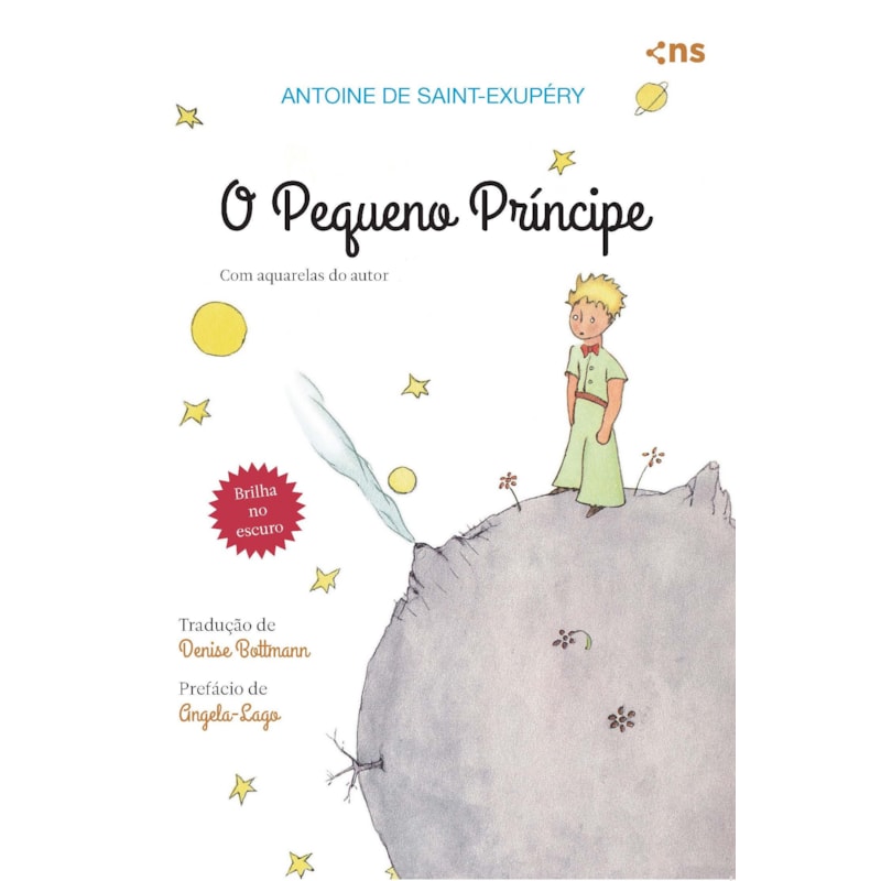O PEQUENO PRÍNCIPE - BRILHA NO ESCURO E MIOLO COLORIDO