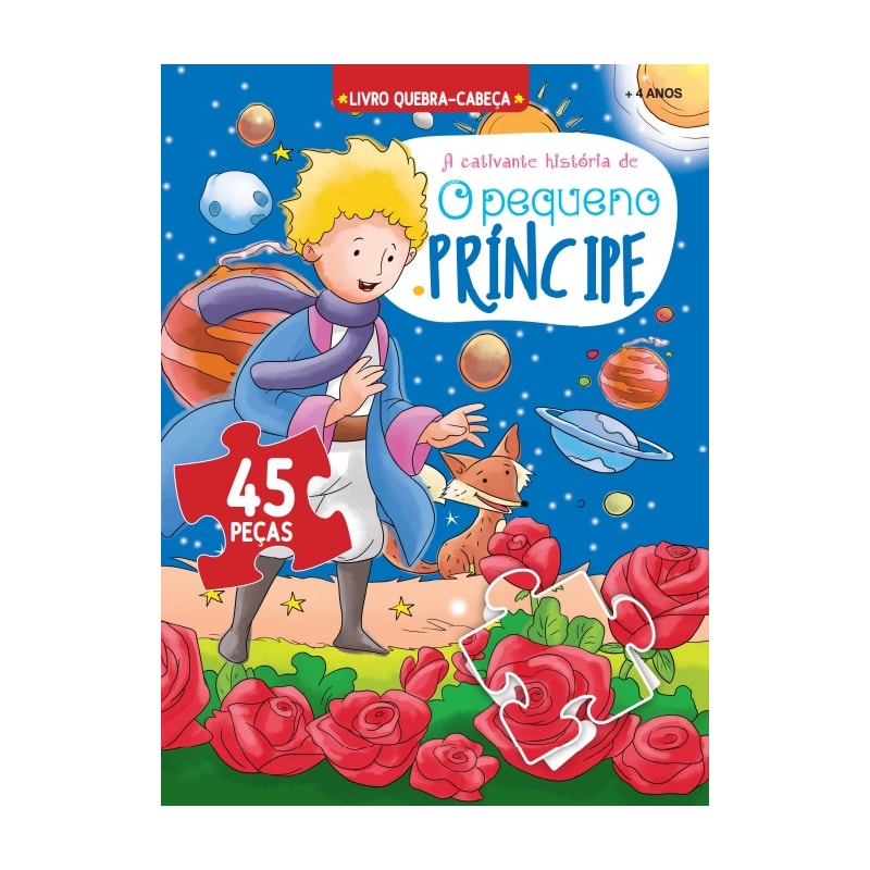 O PEQUENO PRÍNCIPE LIVRO QUEBRA-CABEÇA