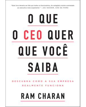 O QUE O CEO QUER QUE VOCÊ SAIBA: DESCUBRA COMO A SUA EMPRESA REALMENTE FUNCIONA