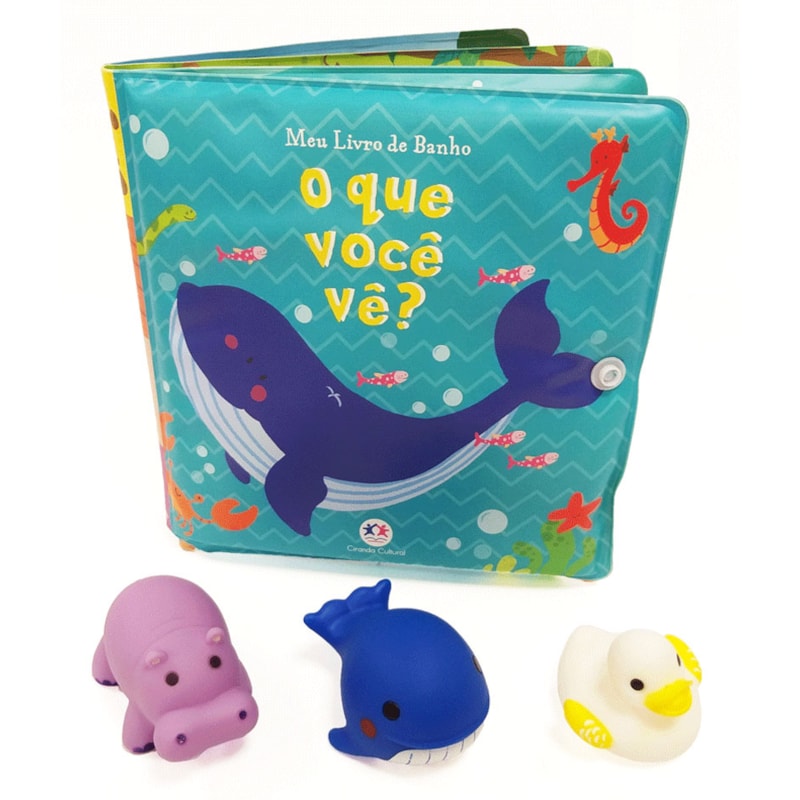 O que você vê?: Meu livro de banho