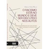 O RACISMO ESTÁ NO MUNDO E DEVE SER DISCUTIDO NOS AUTOS