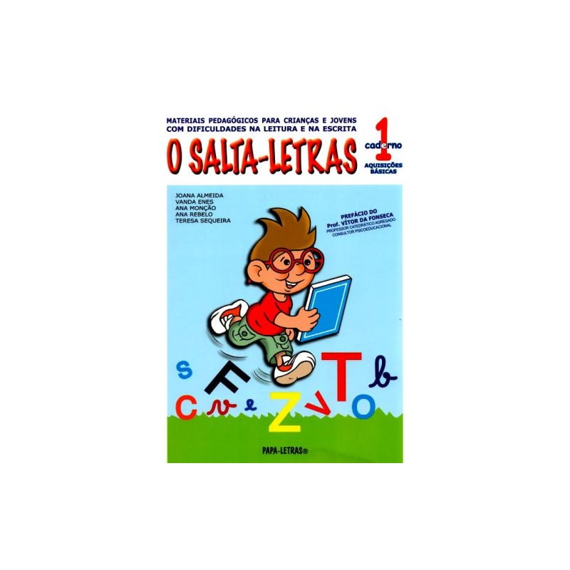 O salta-letras caderno 1 aquisições básicas - materiais pedagógicos para crianças e jovens