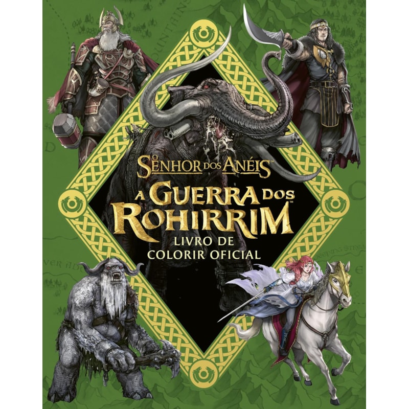 O SENHOR DOS ANÉIS: A GUERRA DOS ROHIRRIM - LIVRO DE COLORIR OFICIAL DO FILME&NBSP;DE KENJI KAMIYAMA&NBSP;E&NBSP;PETER&NBSP;JACKSON