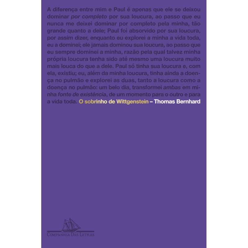 O sobrinho de wittgenstein: uma amizade