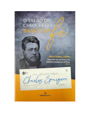 O TALÃO DE CHEQUES DO BANCO DA FÉ