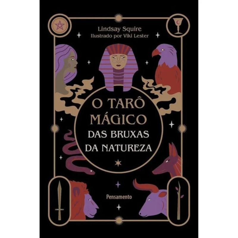 O tarô mágico das bruxas da natureza: Caixa com livro + 78 cartas