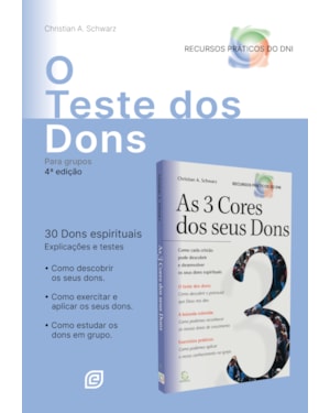 O teste dos dons para grupos - Kit 10 livros - 4ª Ed