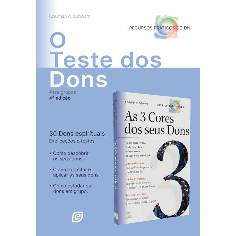 O teste dos dons para grupos - Kit 10 livros - 4ª Ed