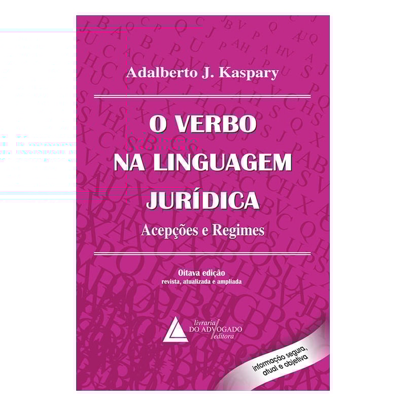 O VERBO NA LINGUAGEM JURÍDICA
