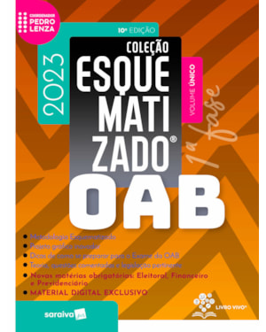 OAB ESQUEMATIZADO - 1ª FASE - VOLUME ÚNICO - 10ª EDIÇÃO 2023