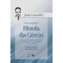 OBRAS COMPLETAS DE FILOSOFIA DAS CIÊNCIAS