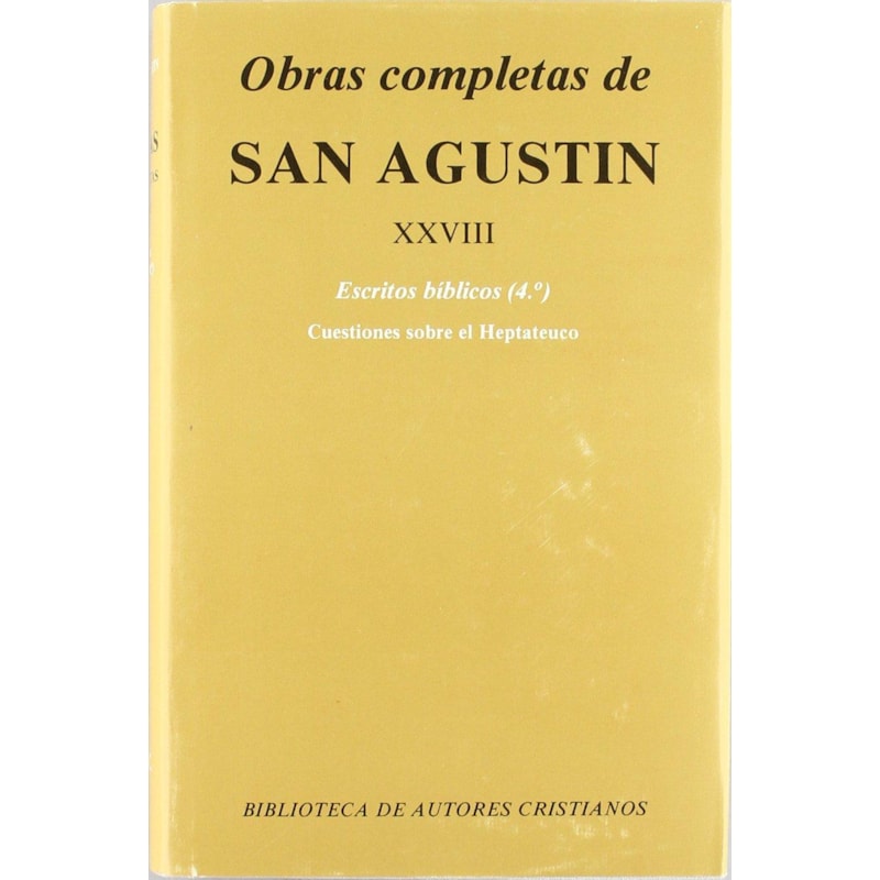 OBRAS COMPLETAS DE SAN AGUSTIN XXVIII