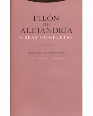 OBRAS COMPLETAS FILON DE ALEJANDRIA VOL.V