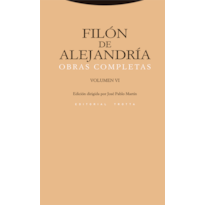 OBRAS COMPLETAS FILON DE ALEJANDRIA - VOLUME VI