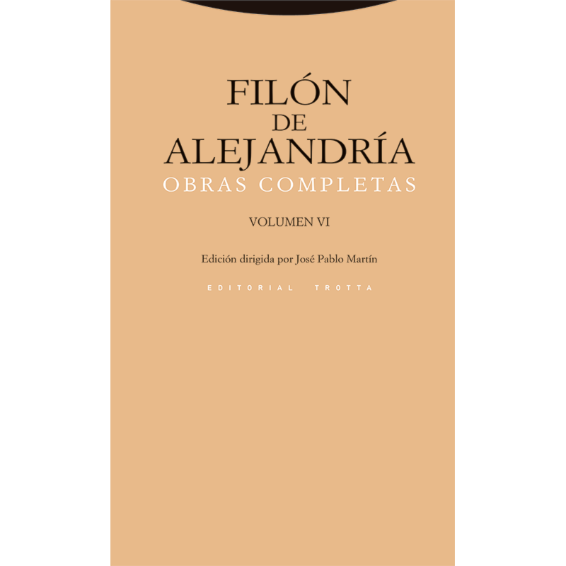 OBRAS COMPLETAS FILON DE ALEJANDRIA - VOLUME VI