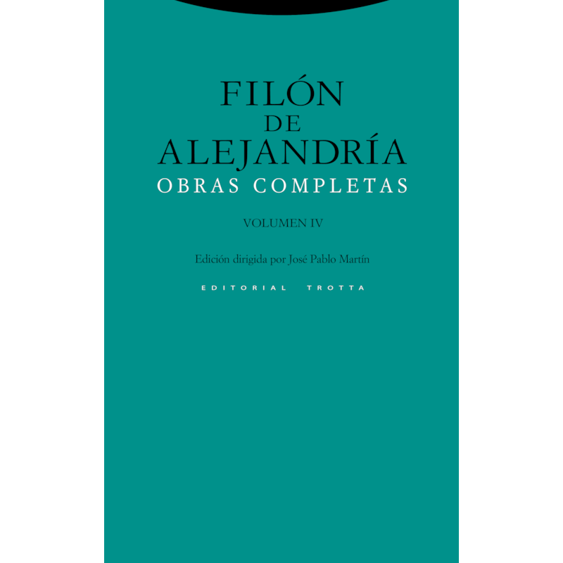 OBRAS COMPLETAS FILON DE LEJANDRIA VOLUMEN IV