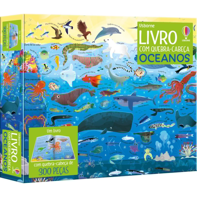 OCEANOS: LIVRO COM QUEBRA-CABEÇA