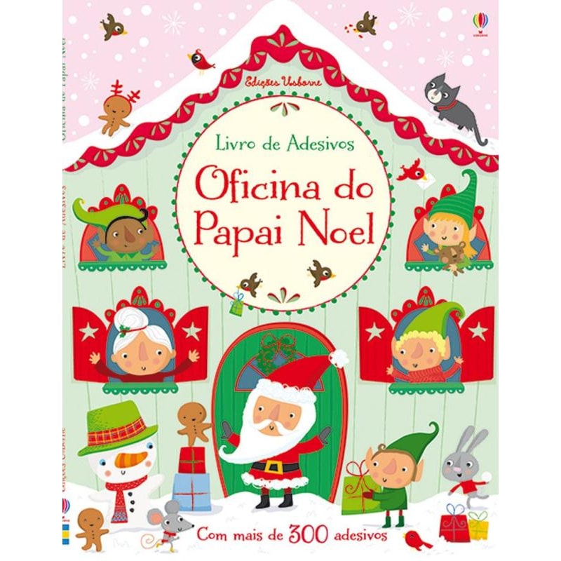 OFICINA DO PAPAI NOEL : LIVRO DE ADESIVOS