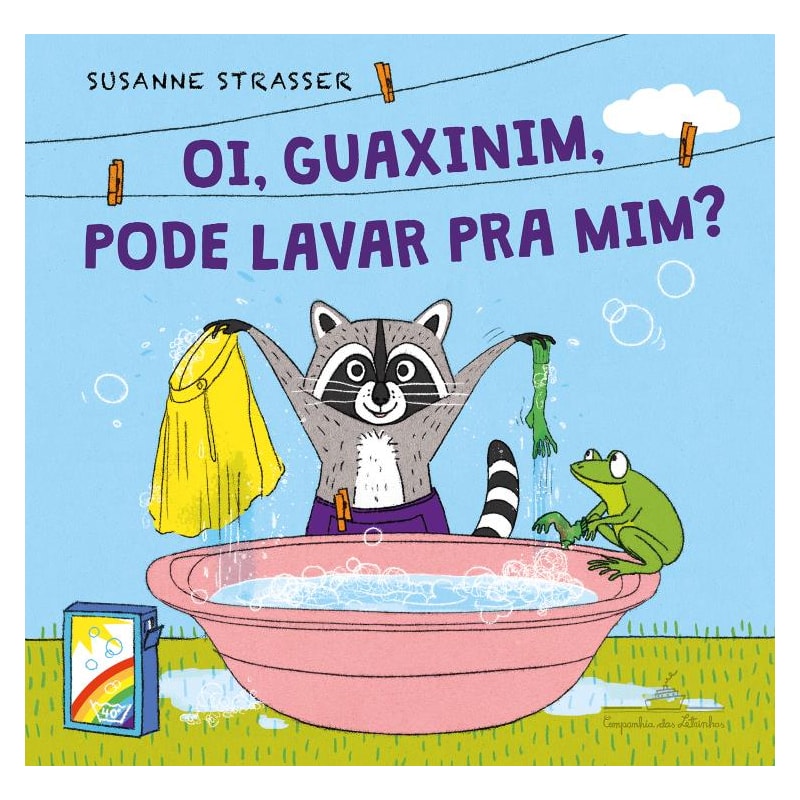 Oi, guaxinim, pode lavar pra mim?