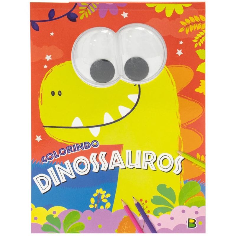 OLHINHOS MALUCOS! COLORINDO DINOSSAUROS