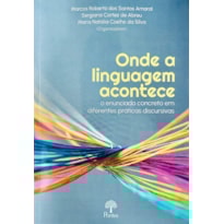 ONDE A LINGUAGEM ACONTECE - O ENUNCIADO CONCRETO EM DIFERENTES PRÁTICAS DISCURSIVAS