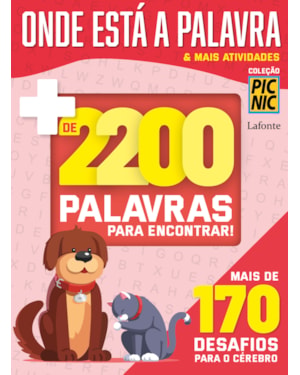 ONDE ESTÁ A PALAVRA & MAIS ATIVIDADES