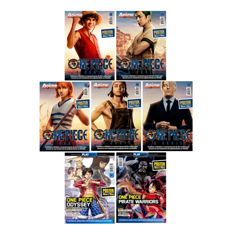 ONEPIECE - KIT POSTERZINE COLECIONADOR (7 ITENS)