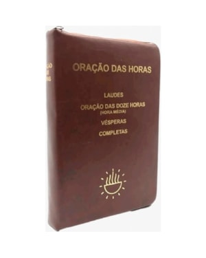 Oração das horas - zíper