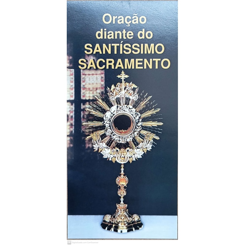 ORACAO DIANTE DO SANTISSIMO SACRAMENTO PCT 50 UND