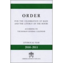 ORDER FOR THE CELEBRATION 2010-2011 - 1ª
