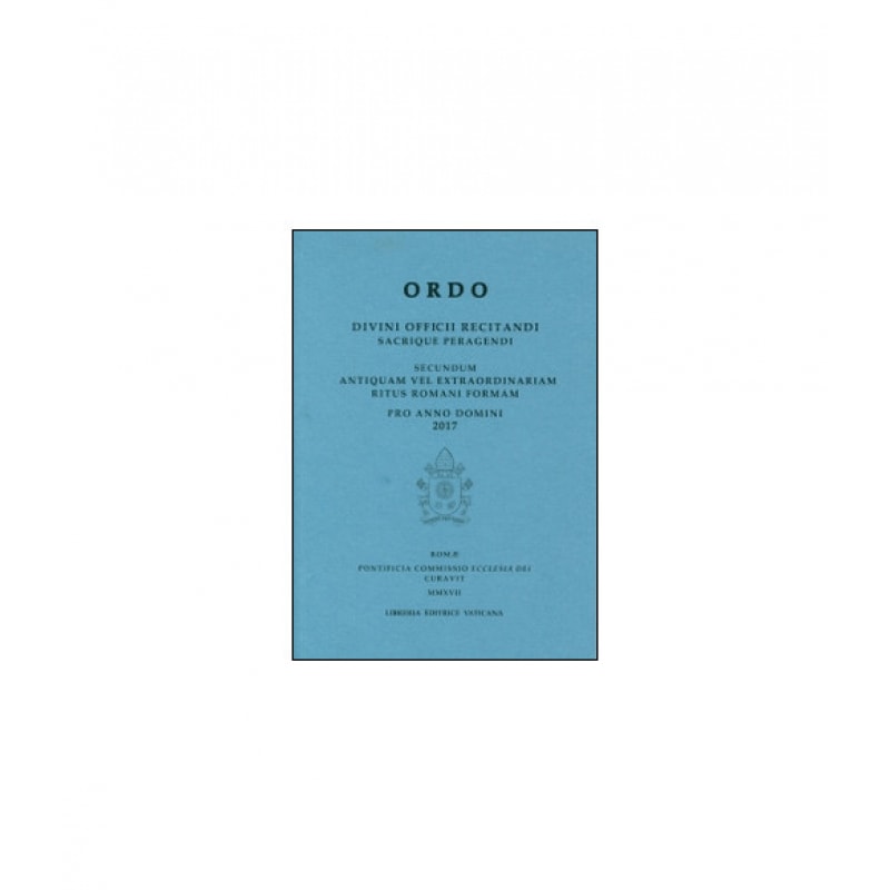 ORDO DIVINI OFFICII RECITANDI SACRIQUE PERAGENDI 2017