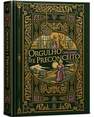 ORGULHO E PRECONCEITO - EDIÇÃO SUPREME CAPA DURA COM ALTO RELEVO