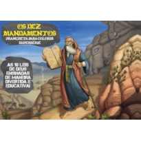 OS 10 MANDAMENTOS - PRANCHETA PARA COLORIR SUPERSÉRIE