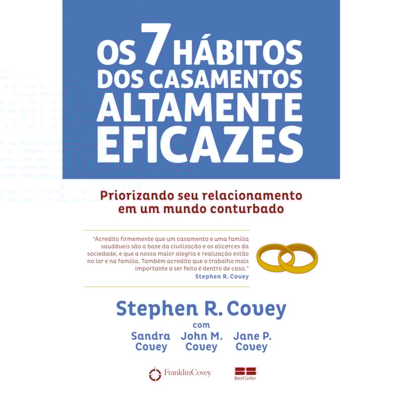 OS 7 HÁBITOS DOS CASAMENTOS ALTAMENTE EFICAZES: PRIORIZANDO SEU CASAMENTO EM UM MUNDO CONTURBADO