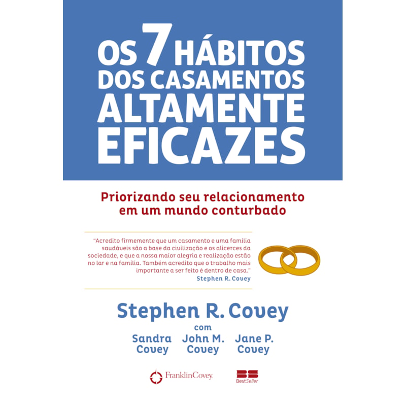 OS 7 HÁBITOS DOS CASAMENTOS ALTAMENTE EFICAZES: PRIORIZANDO SEU CASAMENTO EM UM MUNDO CONTURBADO