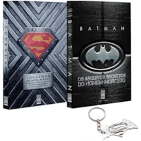 OS ARQUIVOS SECRETOS: BATMAN E SUPERMAN + CHAVEIRO EXCLUSIVO