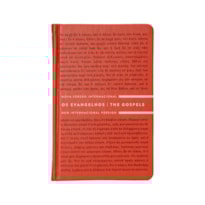 OS EVANGELHOS, EDIÇÃO BILÍNGUE, PORTUGUÊS/INGLÊS, NVI/NIV, COM PALAVRAS DE JESUS EM AZUL, CAPA DURA