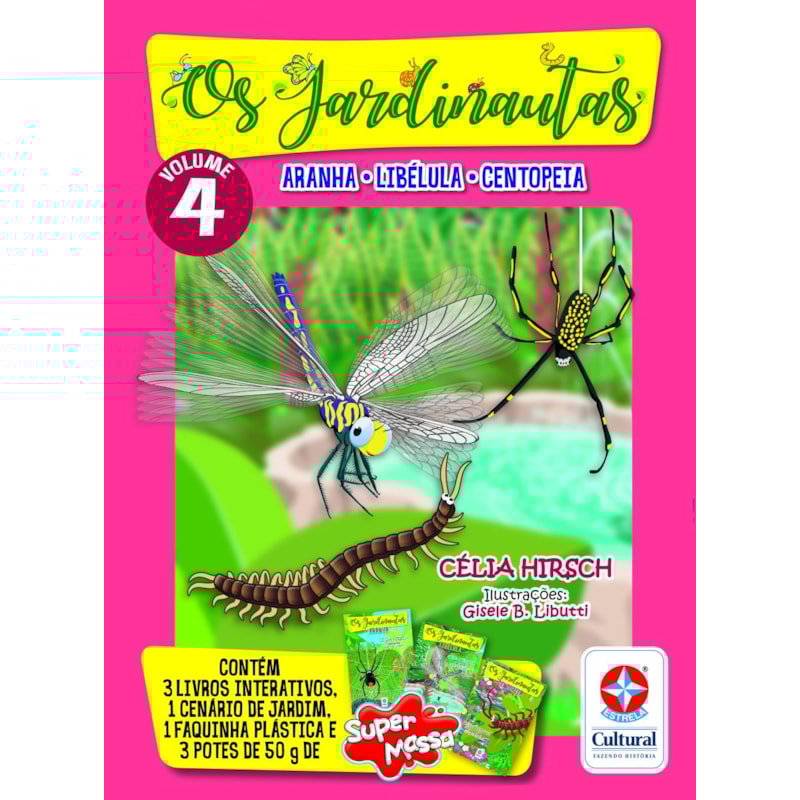 OS JARDINAUTAS VOL. 4 - TATUZINHO, CENTOPEIA, ARANHA - VOL. 4