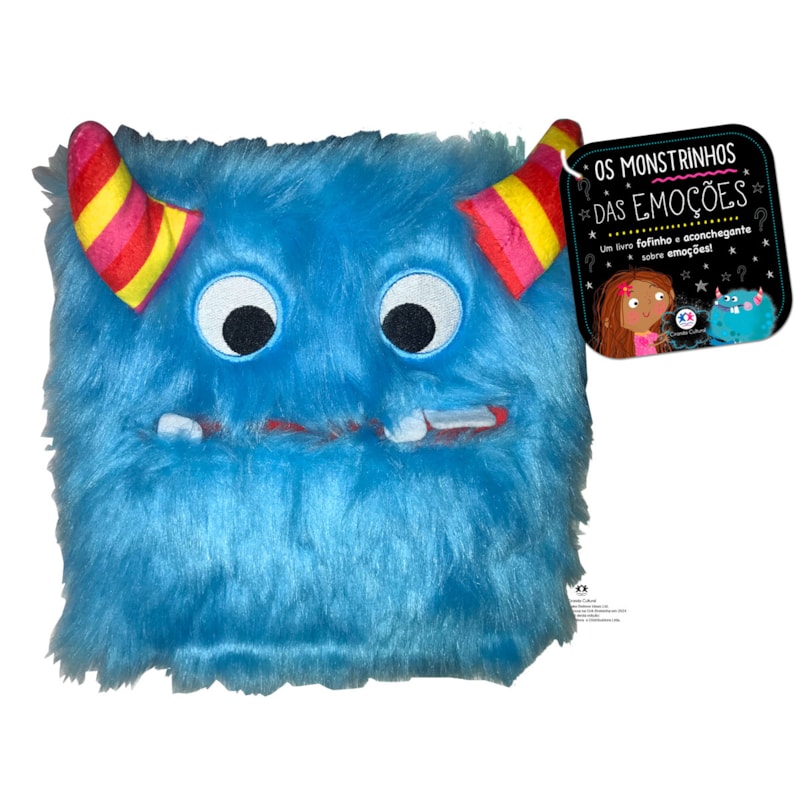OS MONSTRINHOS DAS EMOÇÕES - LIVRO DE PELÚCIA