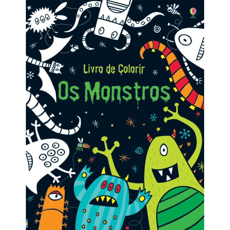 OS MONSTROS : LIVRO DE COLORIR