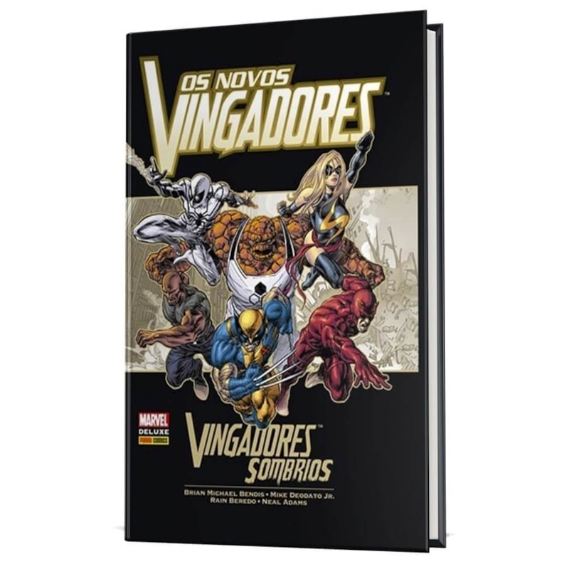 Os novos vingadores: novos vingadores sombrios: marvel deluxe