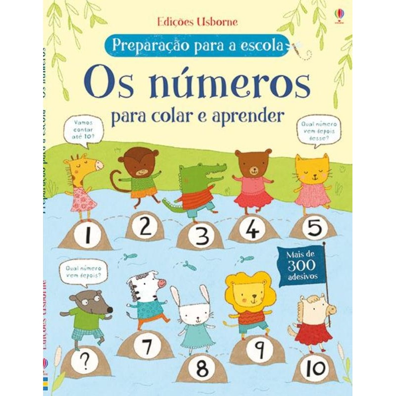 OS NÚMEROS PARA COLAR E APRENDER