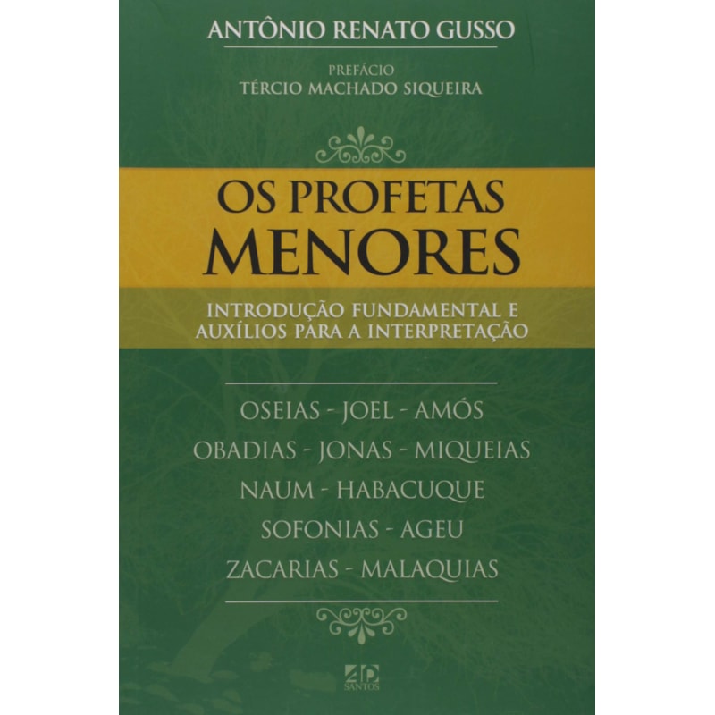 OS PROFETAS MENORES: INTRODUÇÃO FUNDAMENTAL E AUXÍLIO PARA INTERPRETAÇÃO