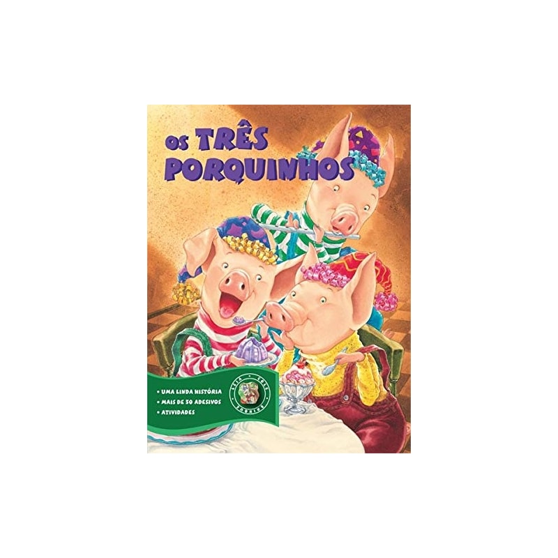 OS TRÊS PORQUINHO: ADESIVOS