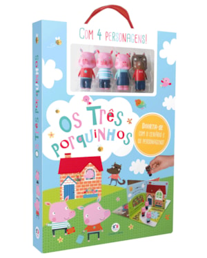 OS TRÊS PORQUINHOS: DIVIRTA-SE COM O CENÁRIO E OS PERSONAGENS!