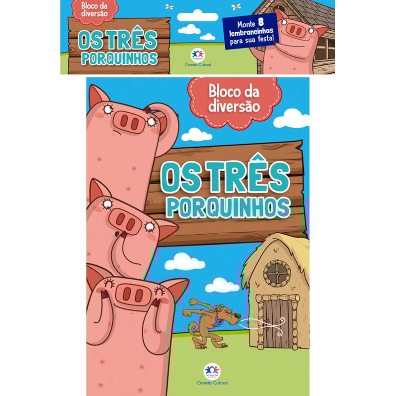 OS TRÊS PORQUINHOS - LEMBRANCINHA DE FESTA