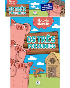 OS TRÊS PORQUINHOS - LEMBRANCINHA DE FESTA