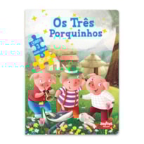 OS TRÊS PORQUINHOS:LIVRO COM QUEBRA CABEÇA